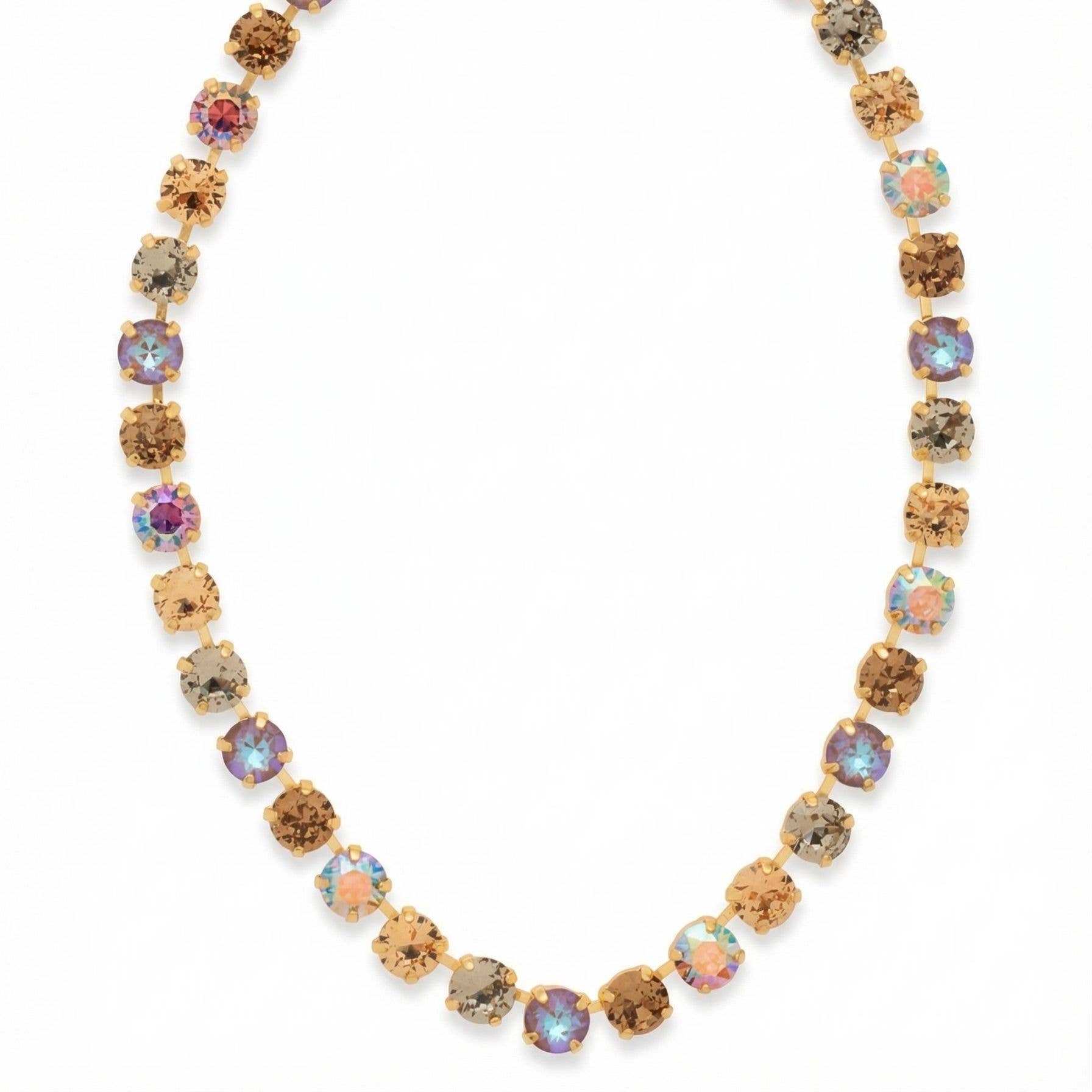Matilda Choker Necklace - NFJ80BGHNB: Brown
