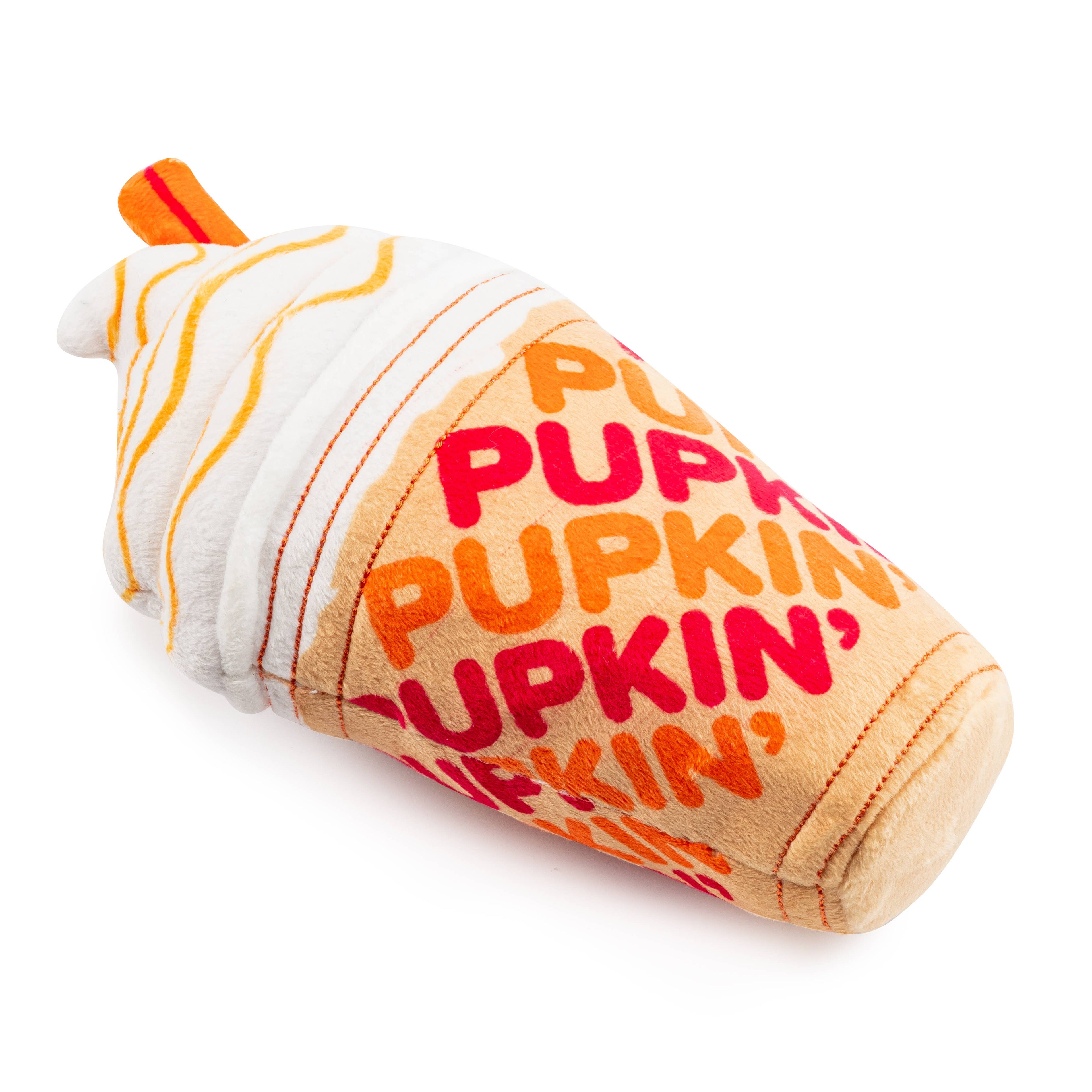 Pupkin' Donuts Iced Coffee  | Plush Squeaker Dog Toy