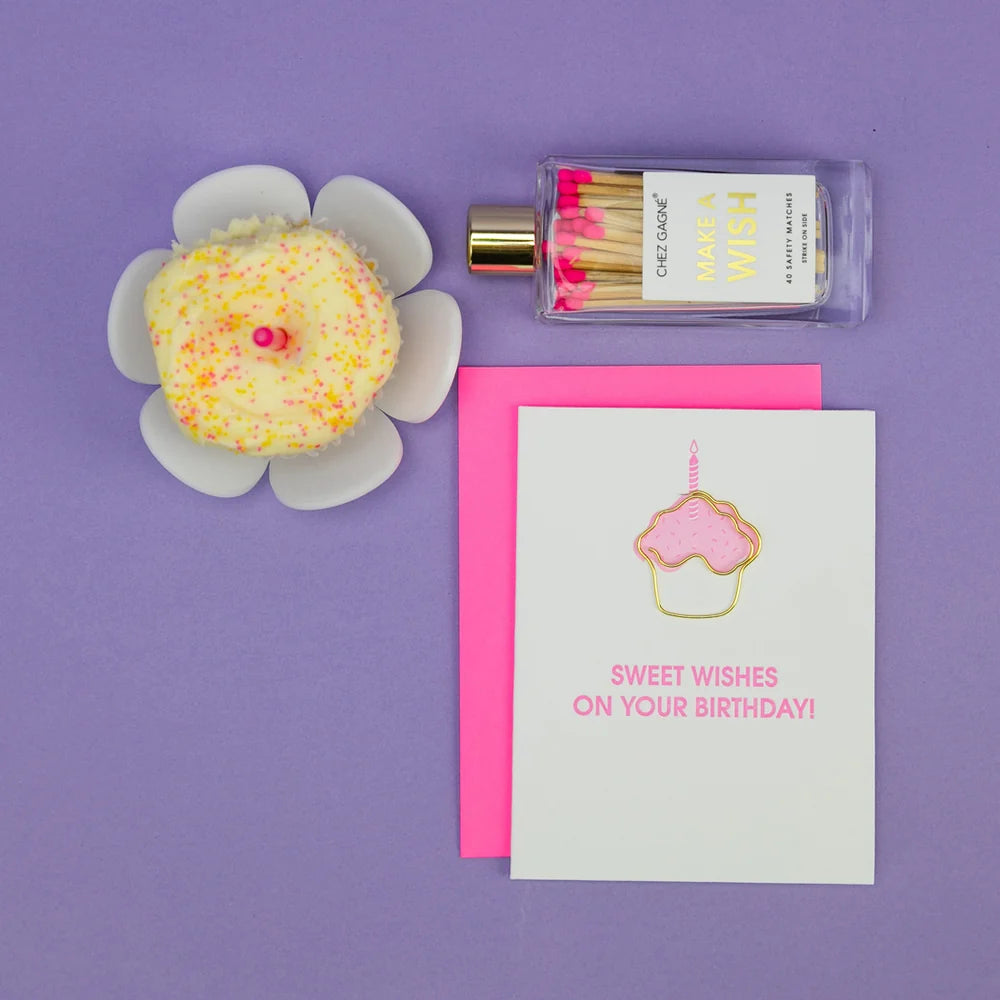 Sweet Wishes On Your Birthday | Paper Clip Card