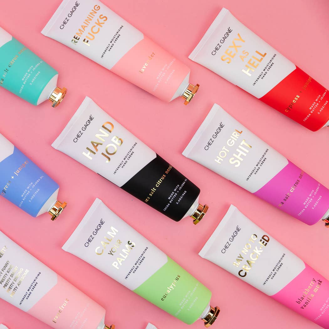 Hand Job - Funny Hand Cream Gift, Sea Salt Citrus + Neroli