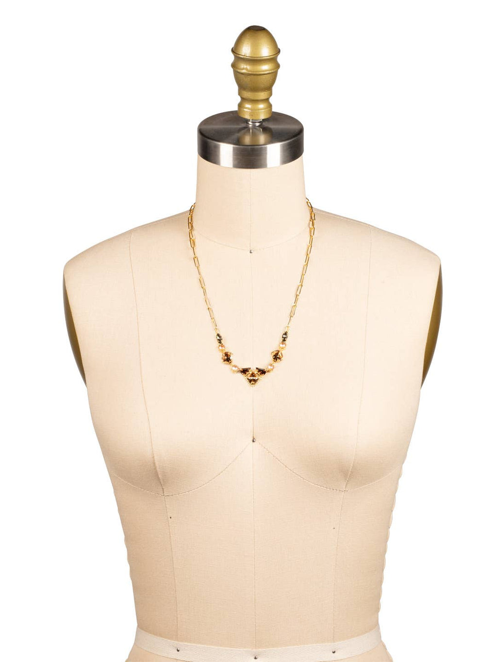 Izzy Tennis Necklace - NFY40BGHNB: Brown
