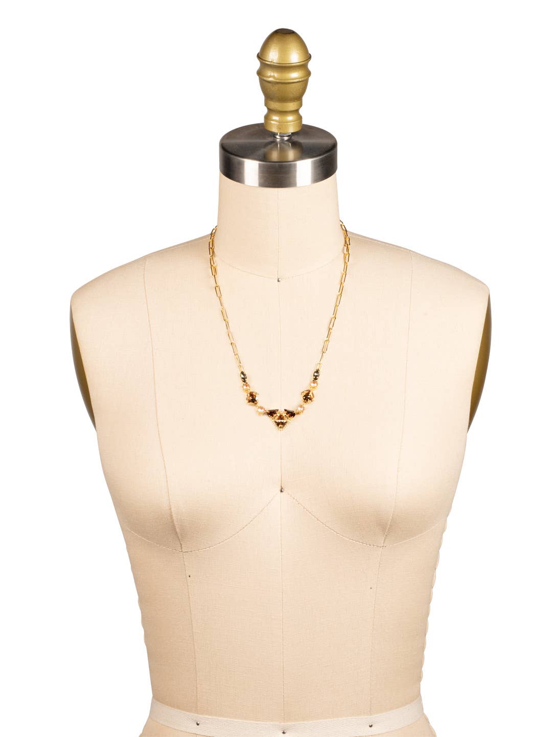 Izzy Tennis Necklace - NFY40BGHNB: Brown