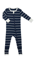 Convertible Romper | Navy Stripe