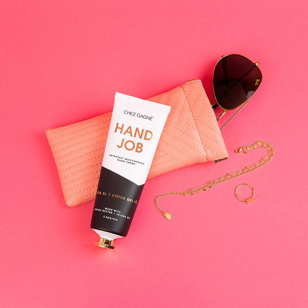 Hand Job - Funny Hand Cream Gift, Sea Salt Citrus + Neroli
