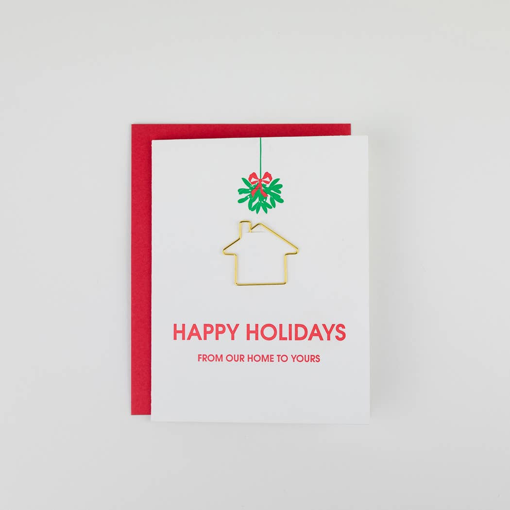 Happy Holidays From Our Home To Yours - Holiday Card