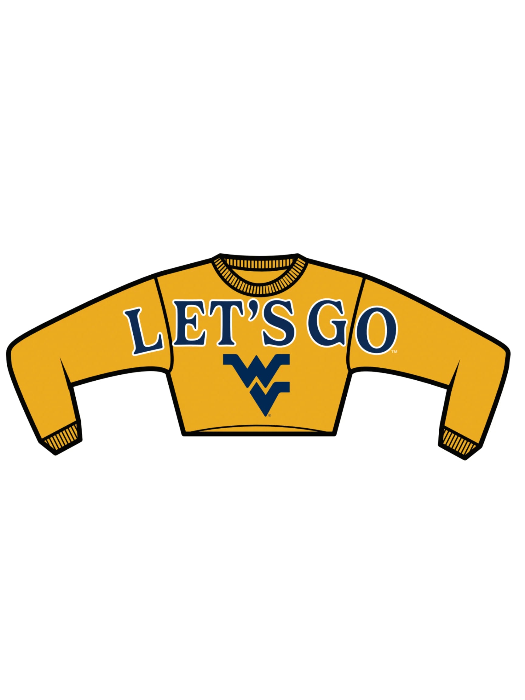 The Stadium Sequin Crewneck | West Virginia