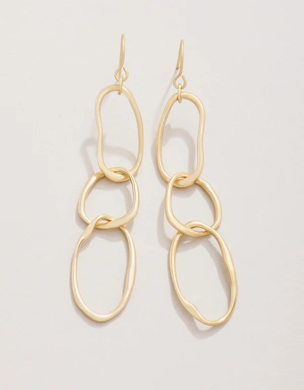 River Club Earrings | Gold