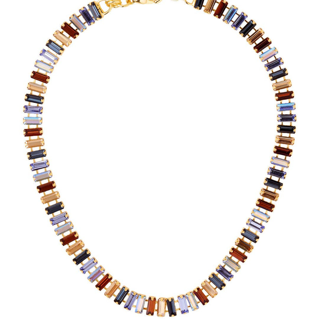 Bianca Choker Tennis Necklace - NFY55BGDNM: Blue