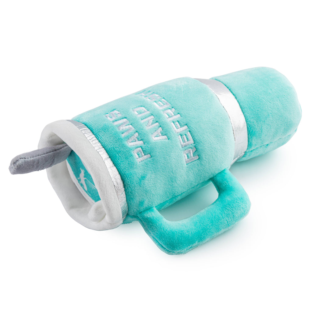 Snuggly Cup - Teal | Plush Squeaker Dog Toy