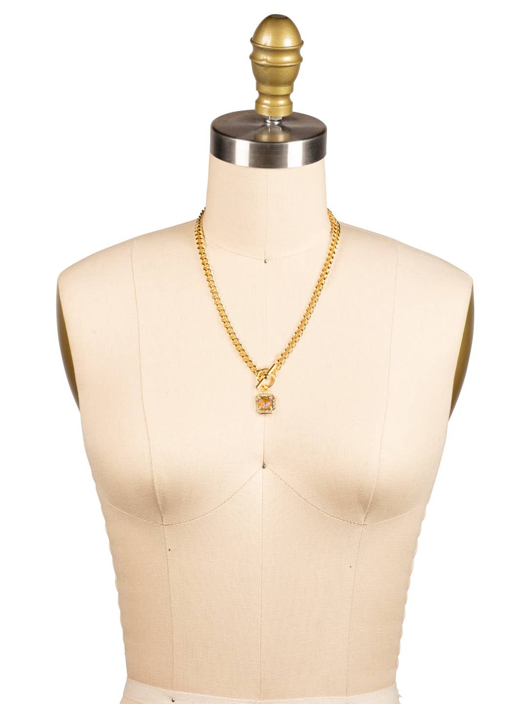 Autumn Pendant Necklace - NFS5BGCPD: Brown