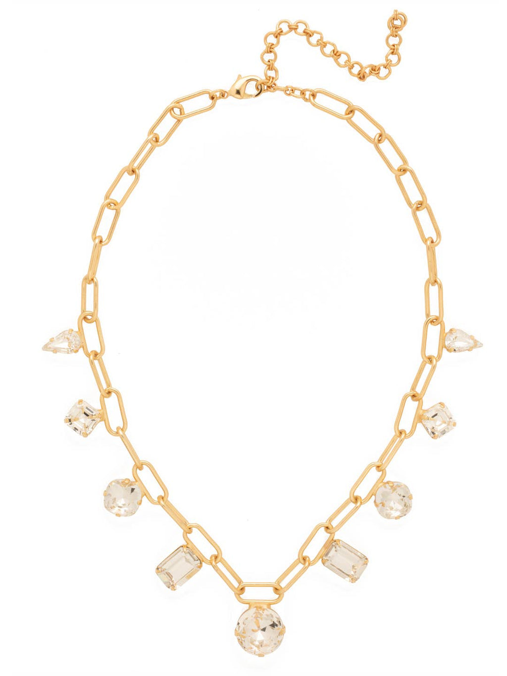 Kelly Tennis Necklace | Clear