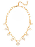 Kelly Tennis Necklace | Clear