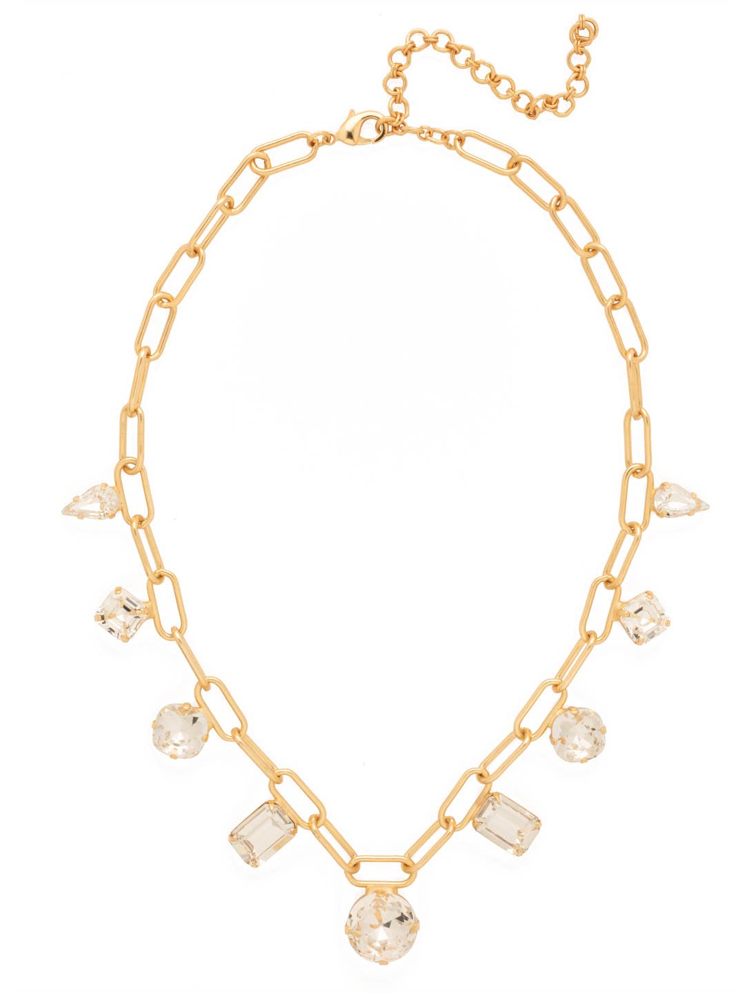 Kelly Tennis Necklace | Clear