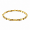 4mm 14k Gold Filled Karma waterproof bracelet: 7"