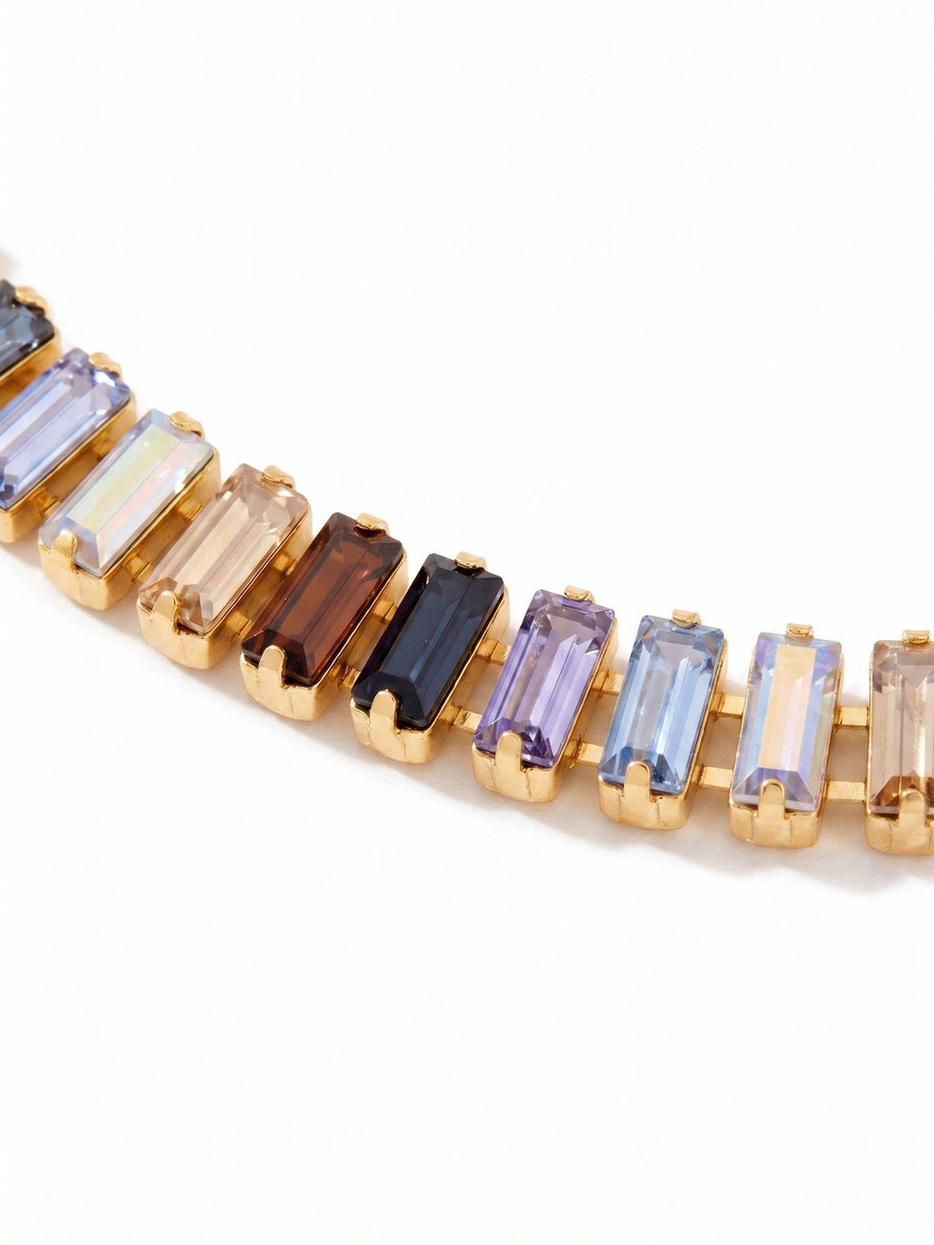 Bianca Choker Tennis Necklace - NFY55BGDNM: Blue
