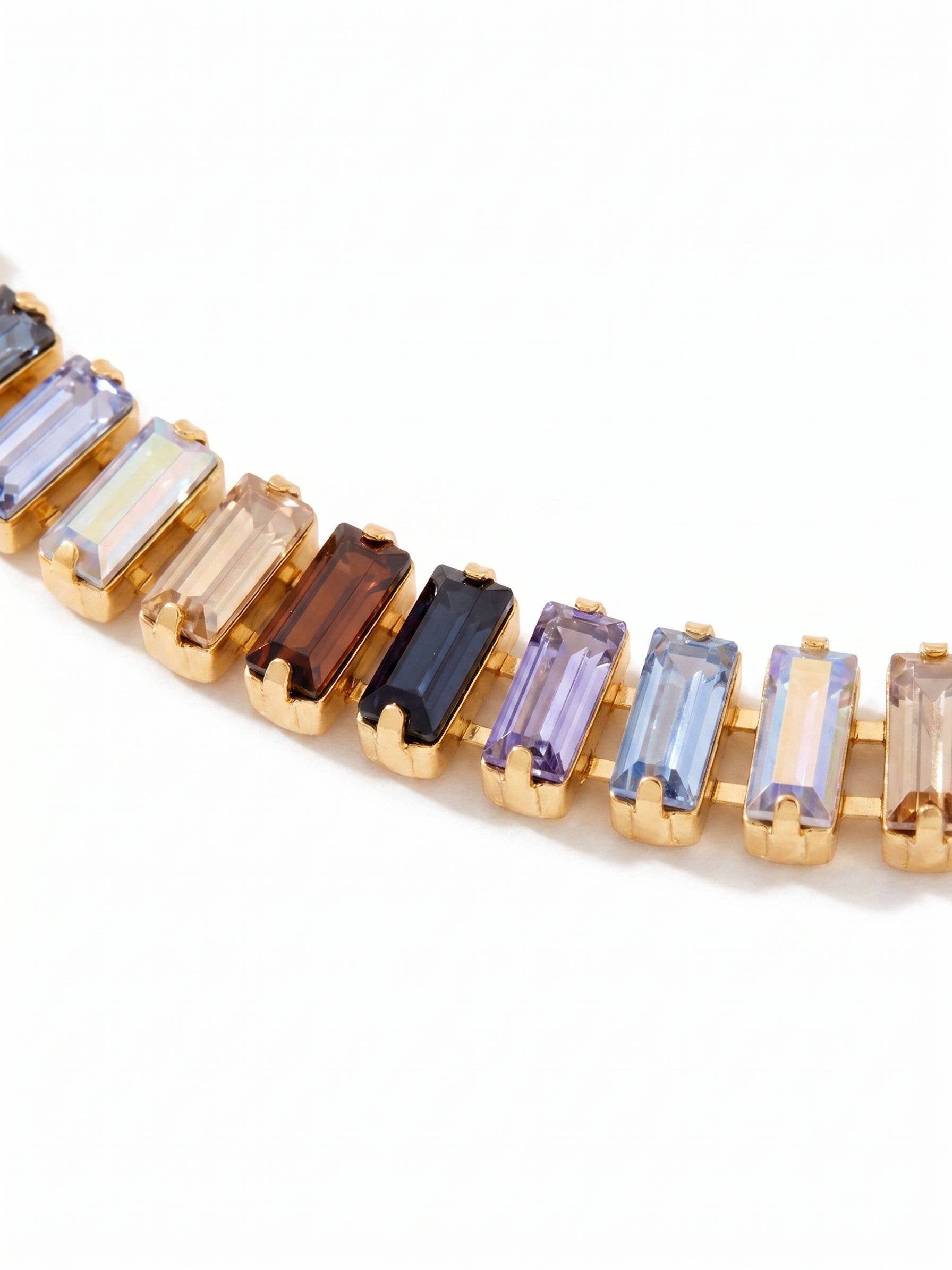 Bianca Choker Tennis Necklace - NFY55BGDNM: Blue