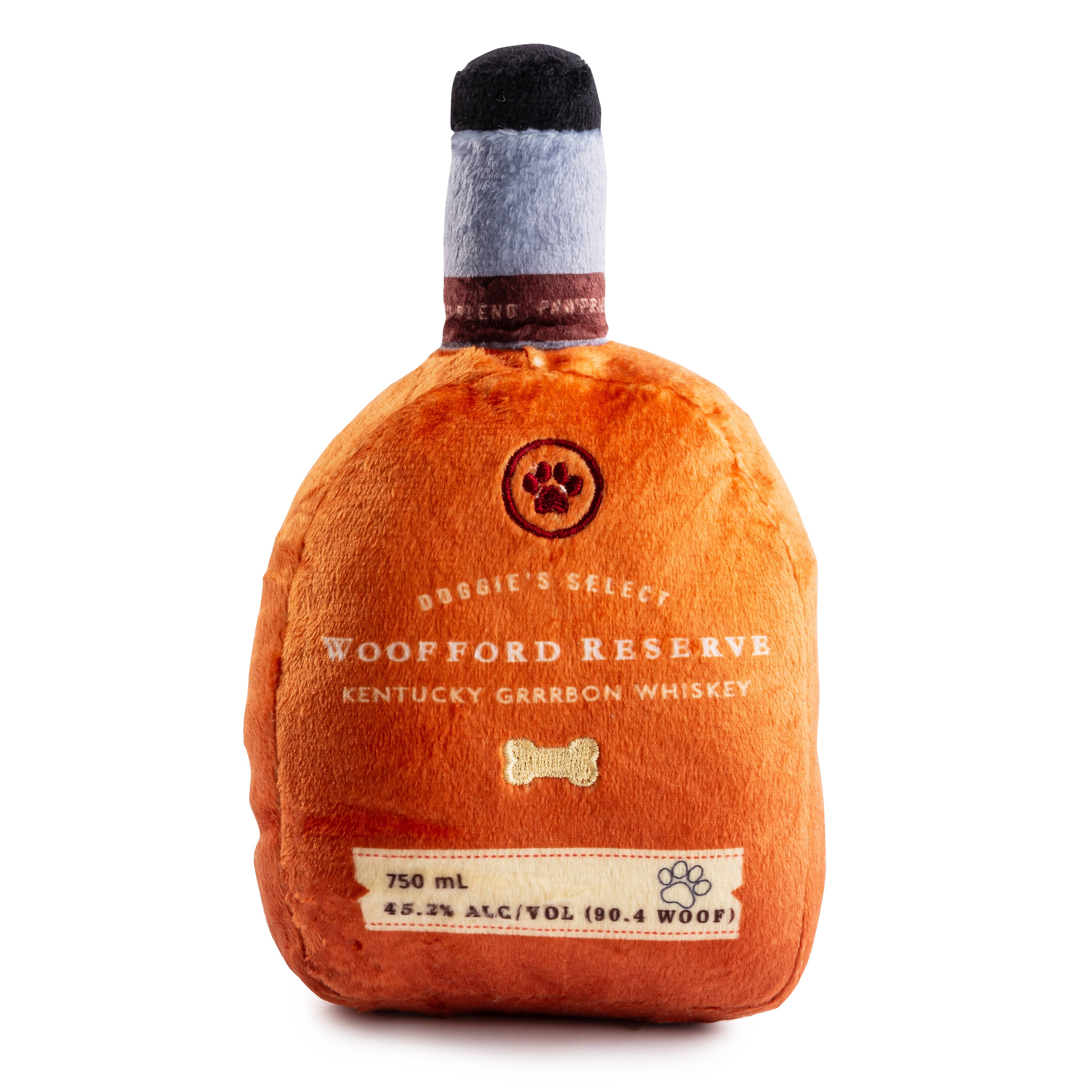Woofford Reserve Bourbon | Plush Squeaker Dog Toy