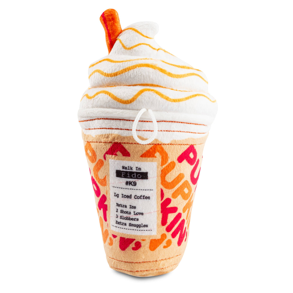 Pupkin' Donuts Iced Coffee  | Plush Squeaker Dog Toy