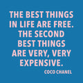The Best Things In Life Cocktail Napkin