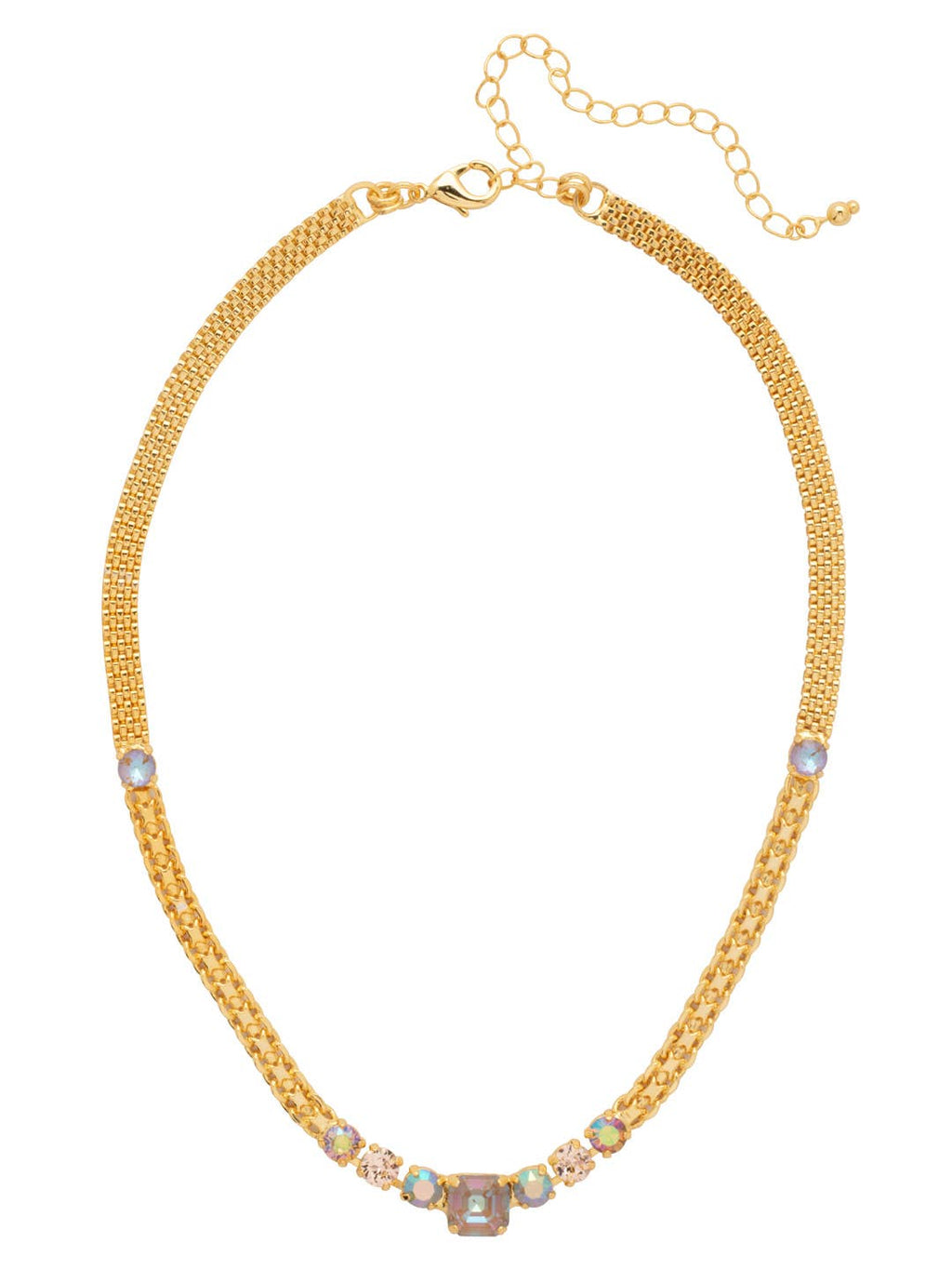 Kimber Tennis Necklace - NGB2BGCHA: Beige