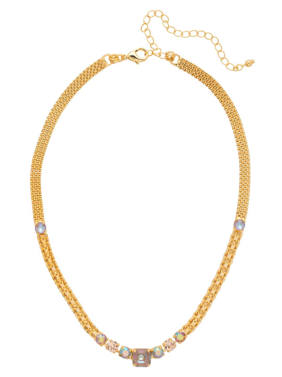 Kimber Tennis Necklace - NGB2BGCHA: Beige