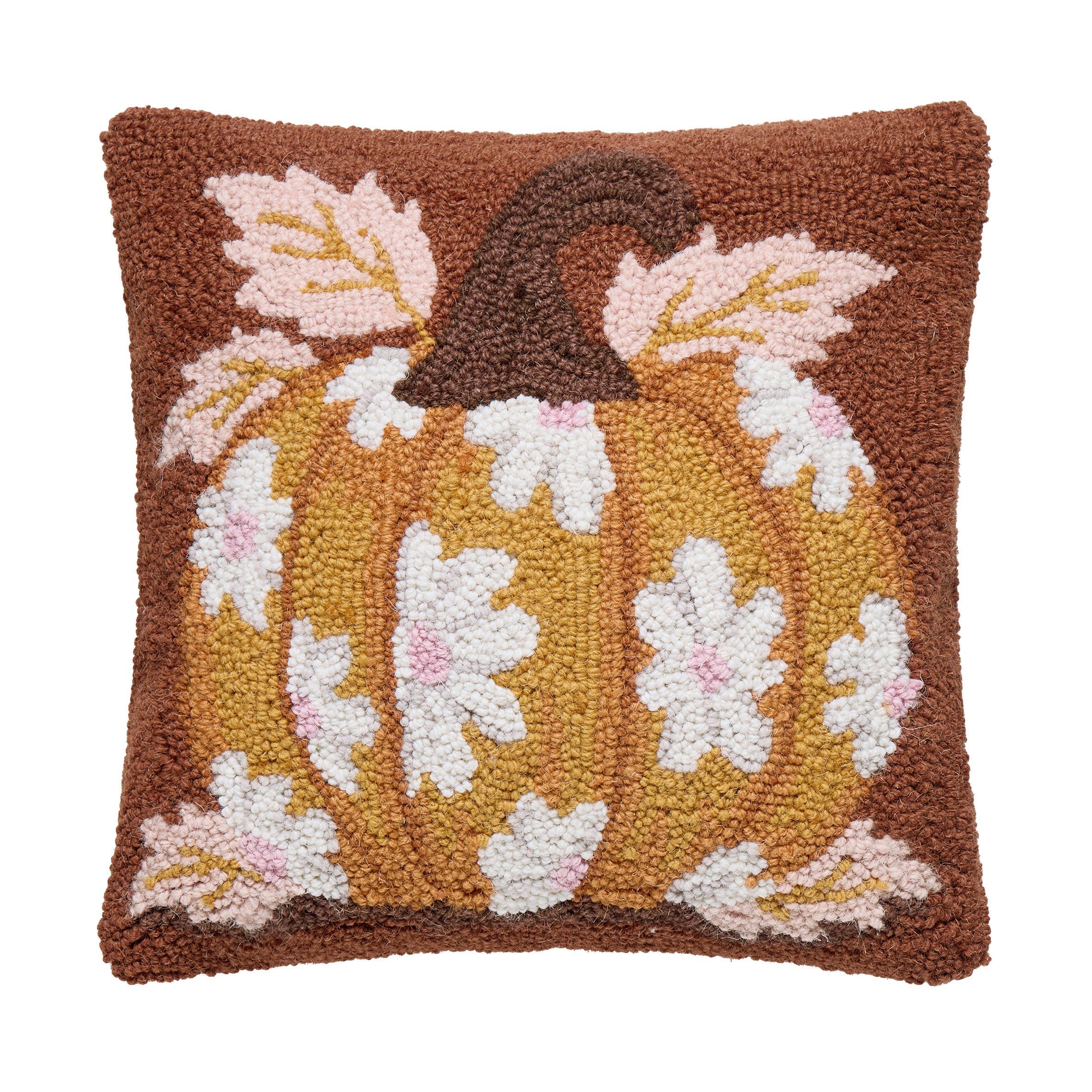 Daisies On Pumpkin Hook Pillow