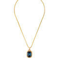 Brynn Embellished Pendant Necklace - NFZ150BGDNM: Blue