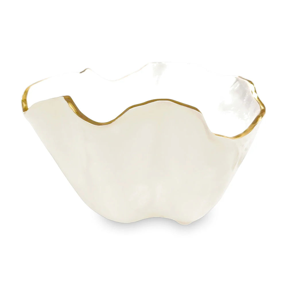ENCANTO Onyx Ice Bucket | Cream & White