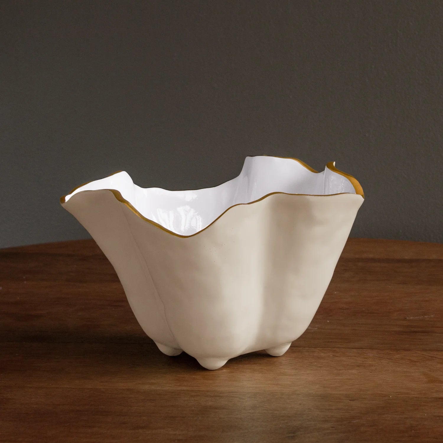 ENCANTO Onyx Ice Bucket | Cream & White