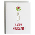 Happy Holidays Mistletoe - Holiday | Christmas Card