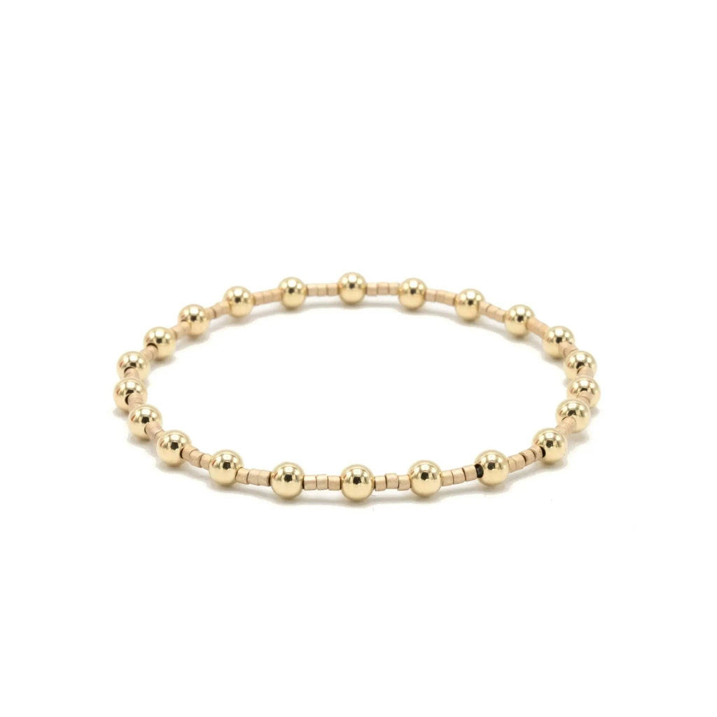 Coastal Golden Newport Gold filled Waterproof Bracelet: 6.5"