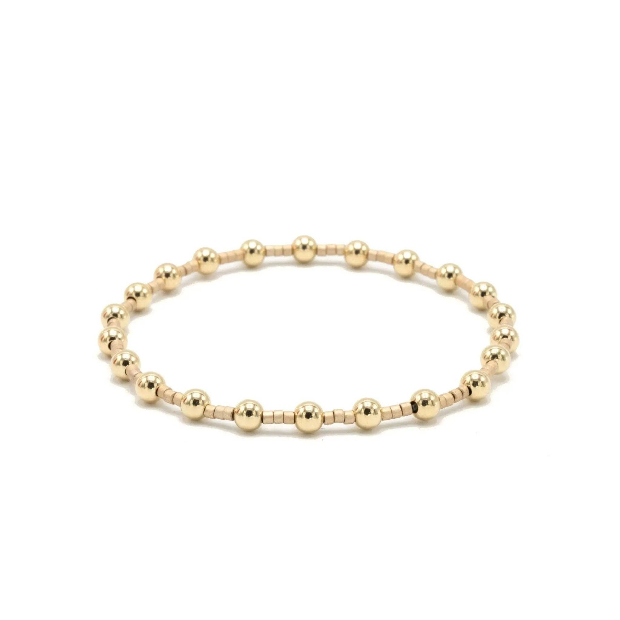 Coastal Golden Newport Gold filled Waterproof Bracelet: 6.5"