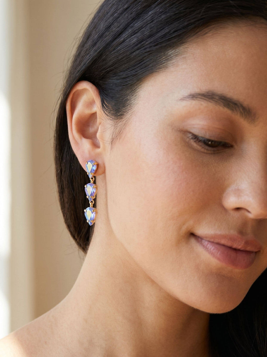 Studio Teardrop Dangle Earrings - 6EGH12BGLTS: Blue
