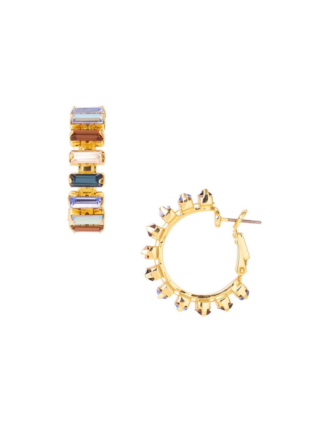 Bianca Hoop Earrings |Blue