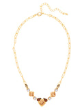 Izzy Tennis Necklace - NFY40BGHNB: Brown