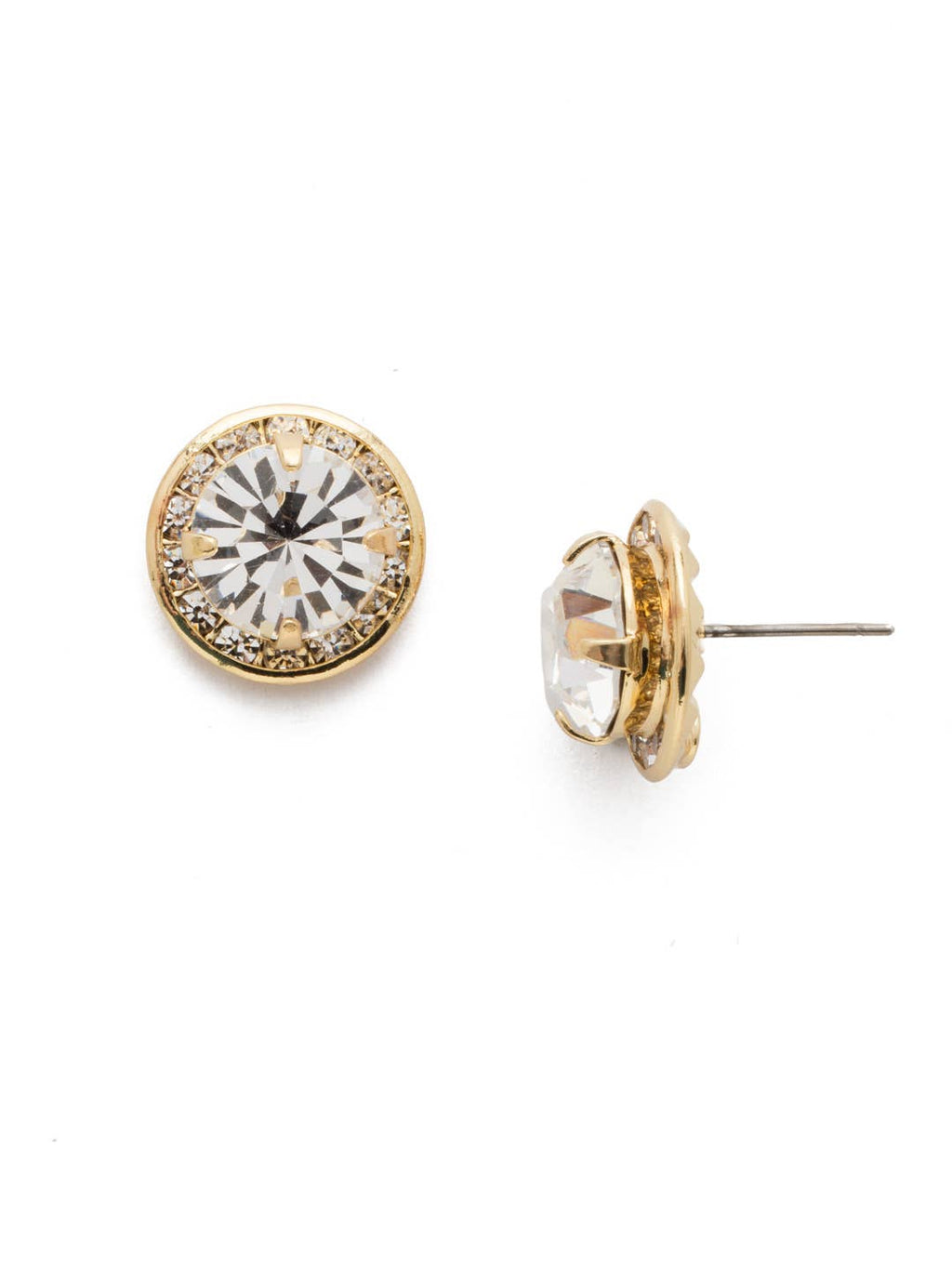 Dua Stud Earring - EEB33BGCRY: Clear