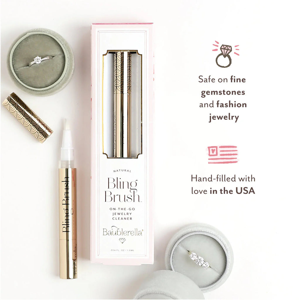 Bling Brush® Jewelry Cleaning Pen | Non-Toxic Diamond Cleaner