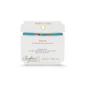 BLESSED | Morse Code Tila Bracelet