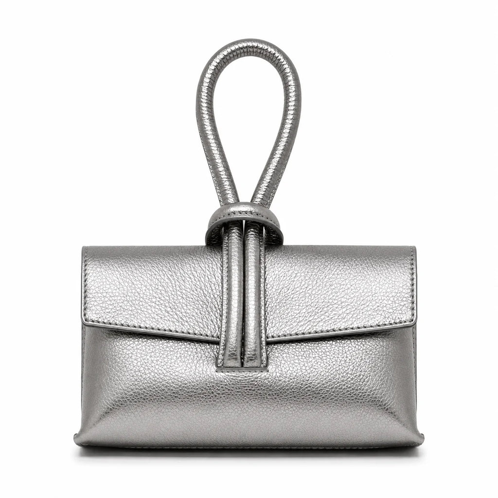 Italian Leather Wristlet Bag