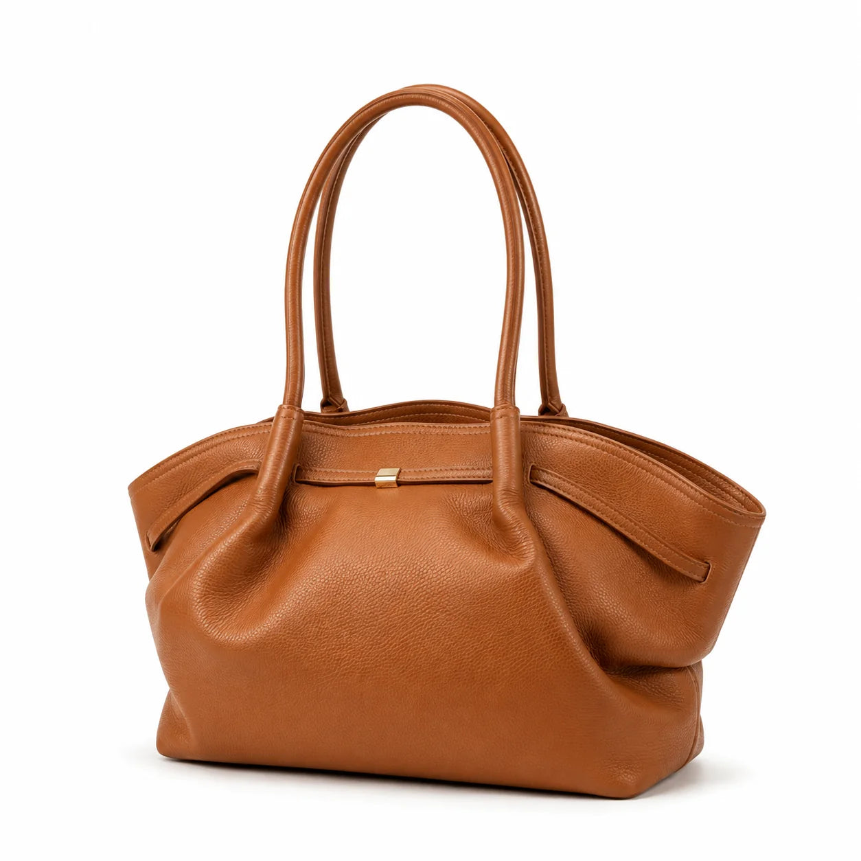 Italian Leather Handbag | Camel