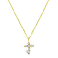 Forever Faith Prong Cross Necklace
