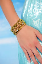 Plain Ball 3+6mm 3/1 Bracelet | Gold