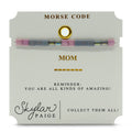 MOM | Morse Code Tila Bracelet