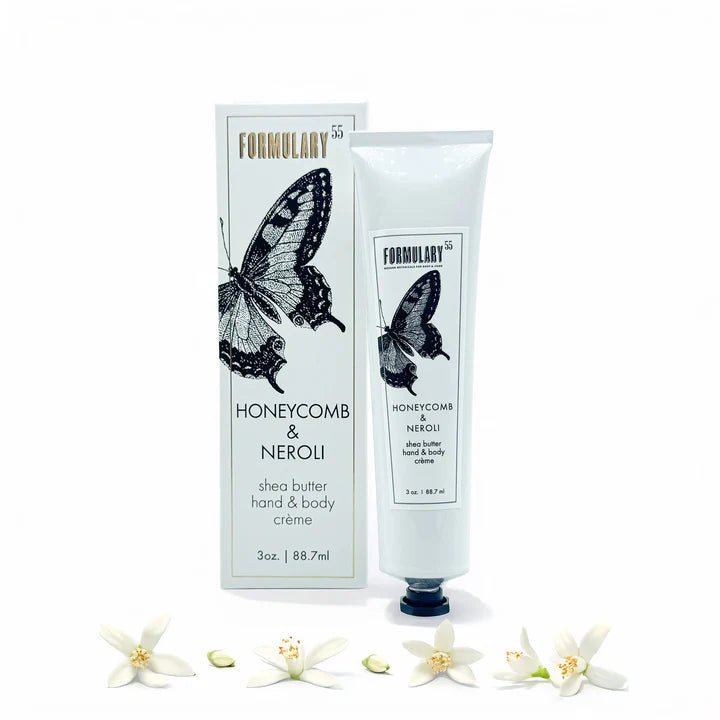 On-the-Go Shea Butter Hand and Body Creme Tube | Honeycomb & Neroli