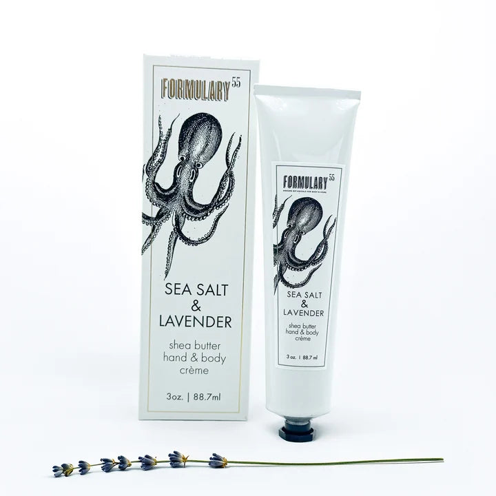 On-the-Go Shea Butter Hand and Body Creme Tube | Sea Salt & Lavender