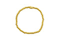 Plain Ball 4mm Bracelet | Gold