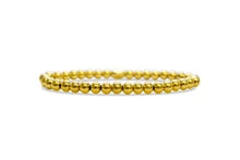 Plain Ball 6mm Bracelet | Gold