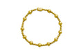 Plain Ball 3+6mm 3/1 Bracelet | Gold