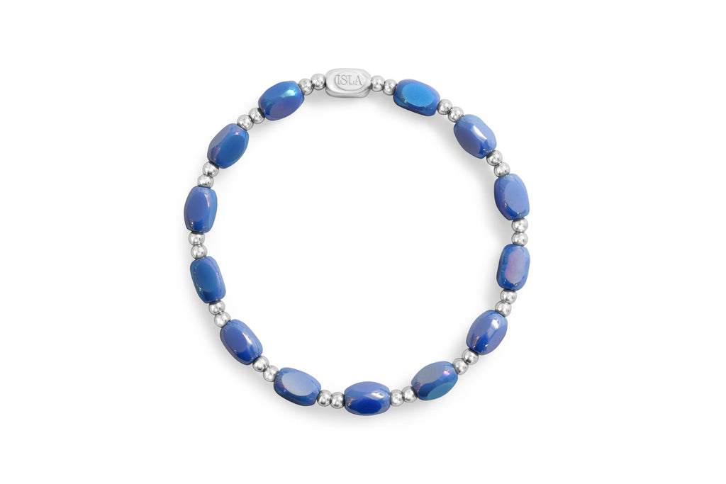 All In Bracelet | Periwinkle Water Silver