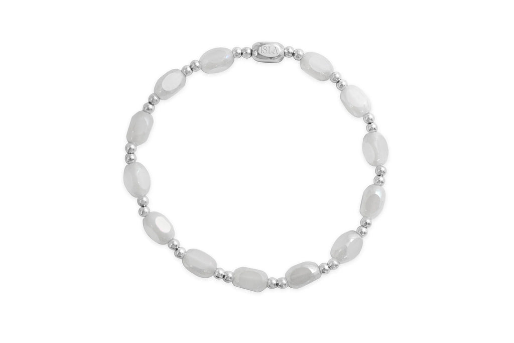 All In Bracelet | White Cap Silver